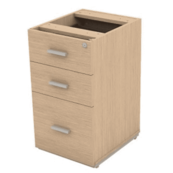 Gaveteiro Pedestal 2 Gavetas + Pasta 30 X 48,3 (Rp)