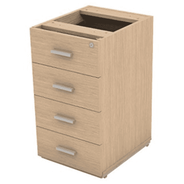 Gaveteiro Pedestal 4 Gavetas 30 X 48,3 (Rp)