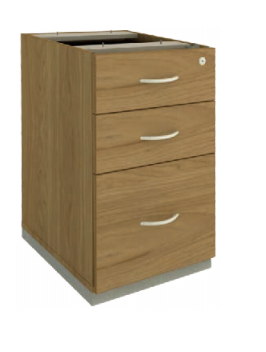 Gaveteiro Pedestal 2 Gavetas + Pasta 40 X 48 (Ip)