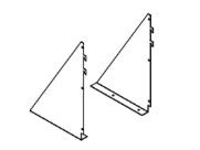 Suporte Para Armário Suspenso 3 X 25 X 2 (Qtt)