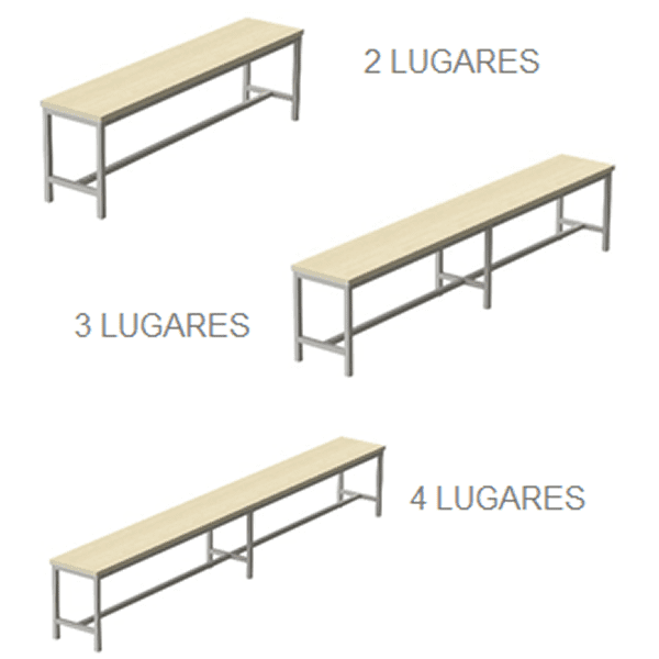 Banco Refeitório - BP 140 x 30 x 25