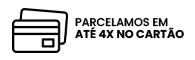 PARCELAMOS EM ATÉ 12X NO CARTÃO