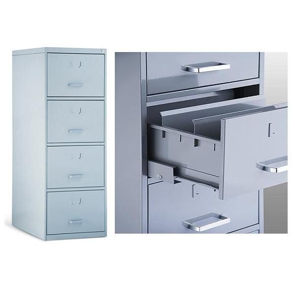 Armário Arquivos OFC - 4 Gavetas (Carrinho Telescópico)